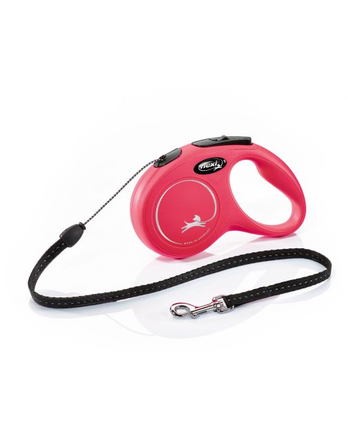 Flexi Rollijn Classic Koord S Rood - Hondenriem