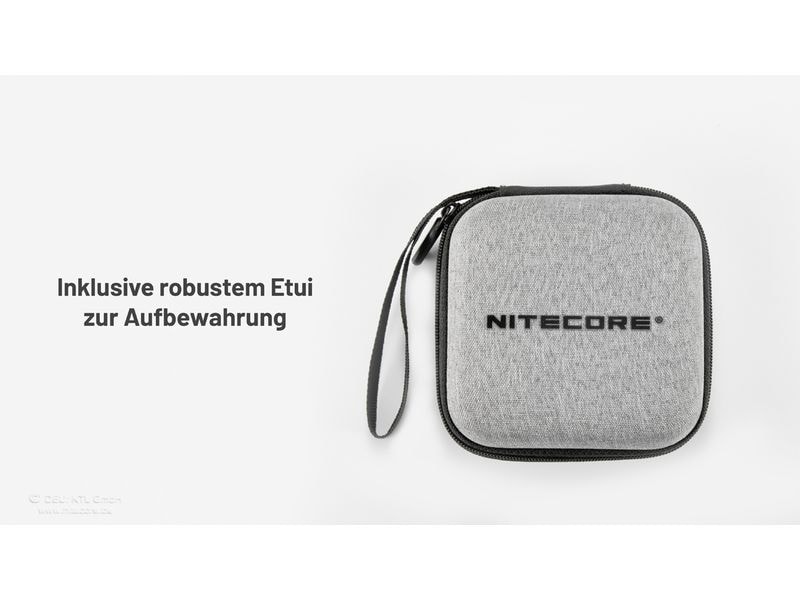 Nitecore Stirnlampe NC-HC65UHE Gelb/Schwarz Stirnlampe