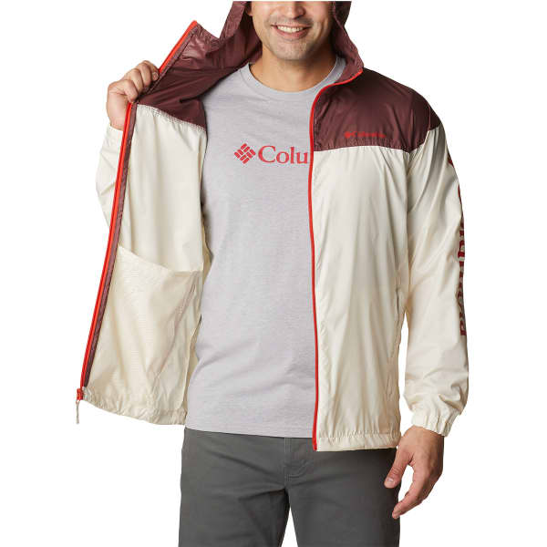 Veste randonnée COLUMBIA FLASH CHALLENGER™ NOVELTY WINDBREAKER CHALK/LIGHT RAISIN/SPICY LOGO