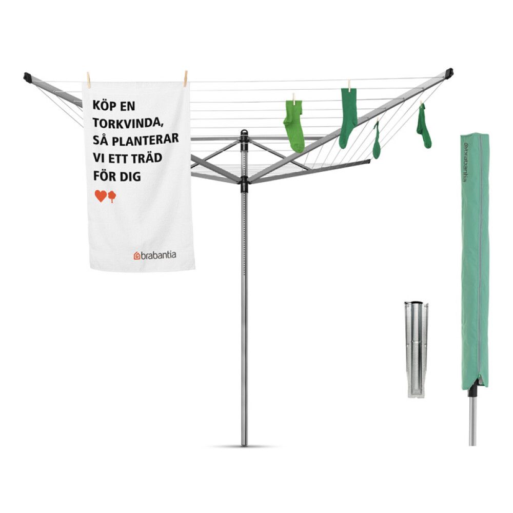 TØRKESTATIV BRABANTIA LIFT-O-MATIC 50M