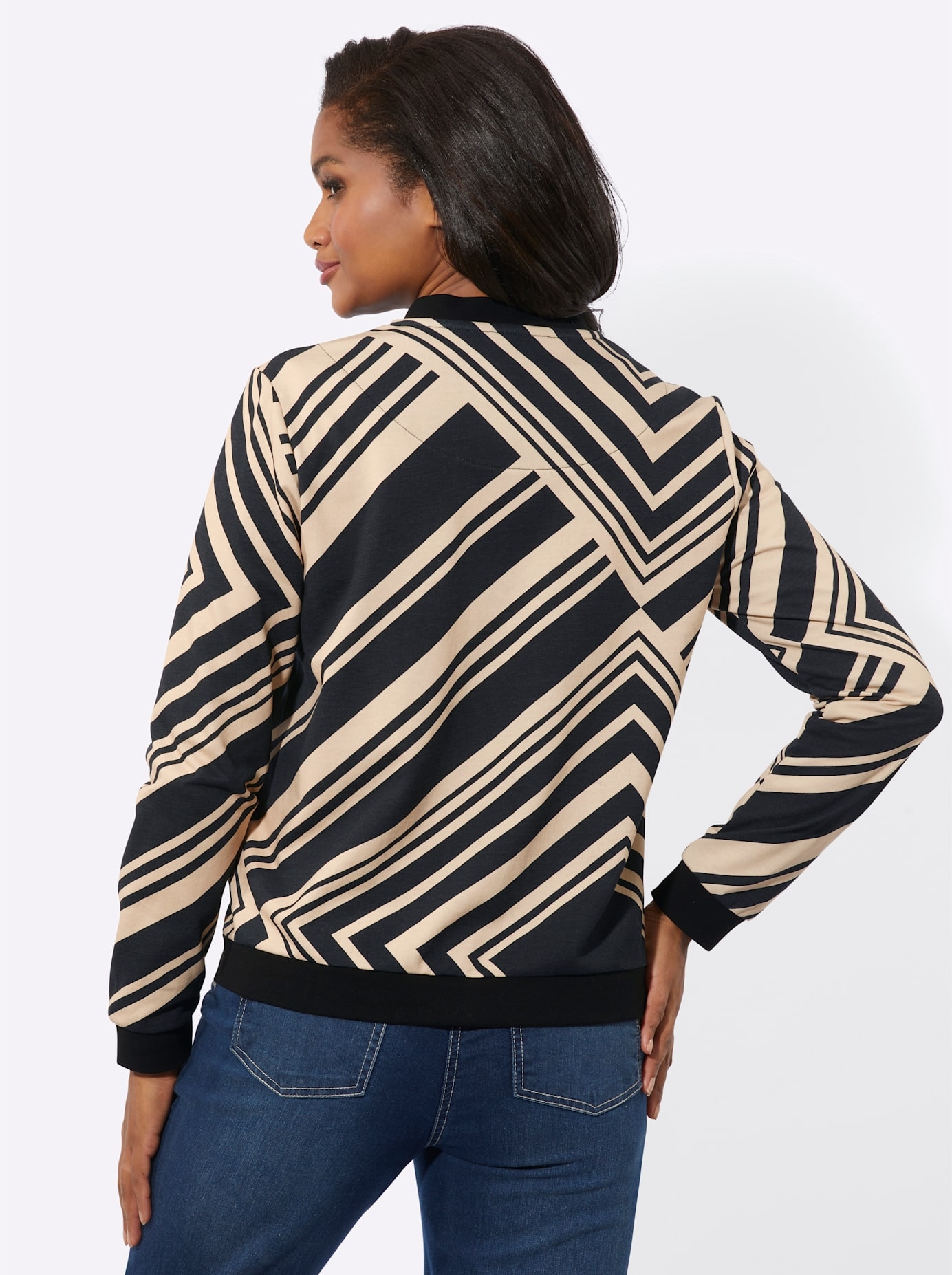 Inspirationen Shirtjacke »Sweatjacke«, 1 Stk.