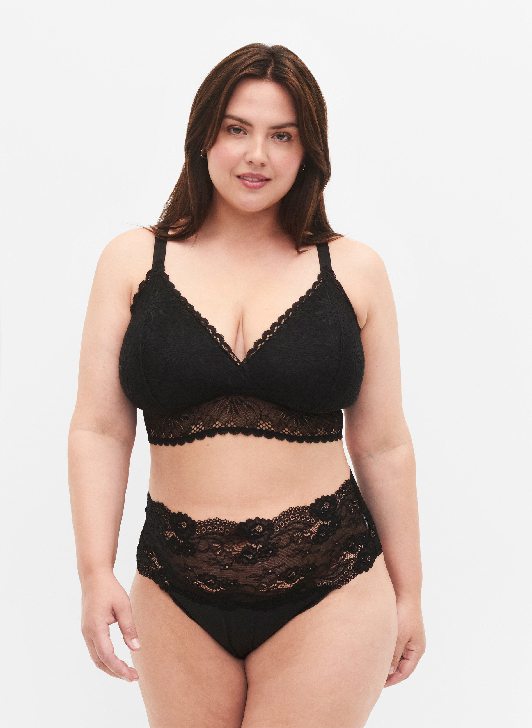 Blonde bralette med rygdetalje