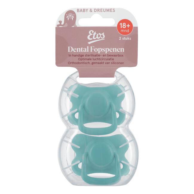 Etos Fopspenen In Steriliseerdoosje 18+ Maanden Assorti