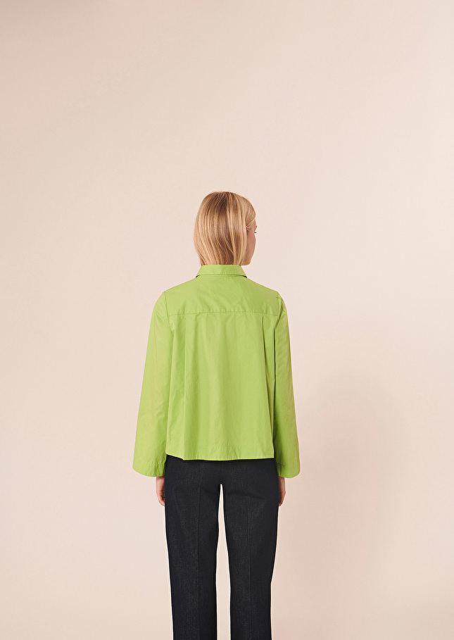 Chemise Callieverte en popeline