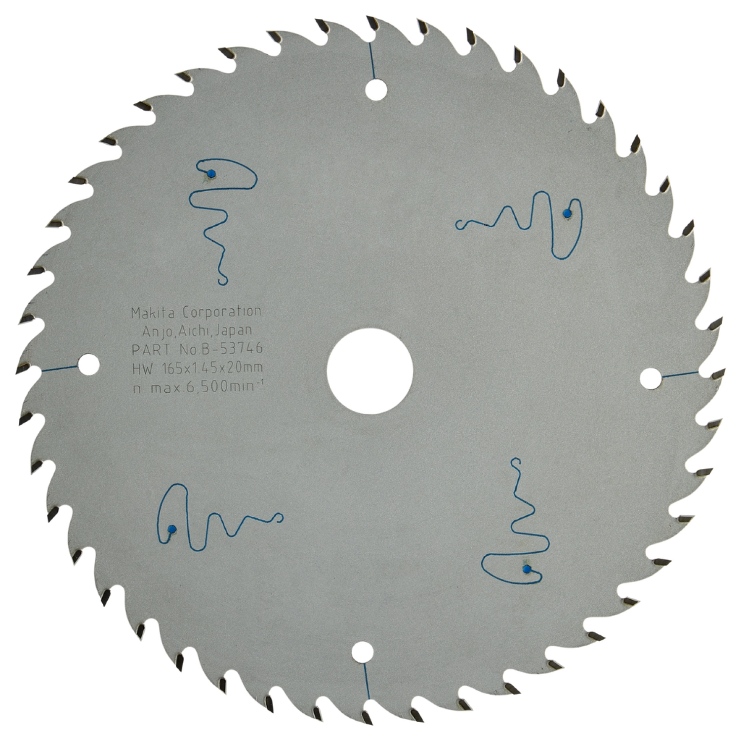 Makita B-53746 - Cirkelzaagblad Gemelamineerd - 165x20x1,45mm 44T
