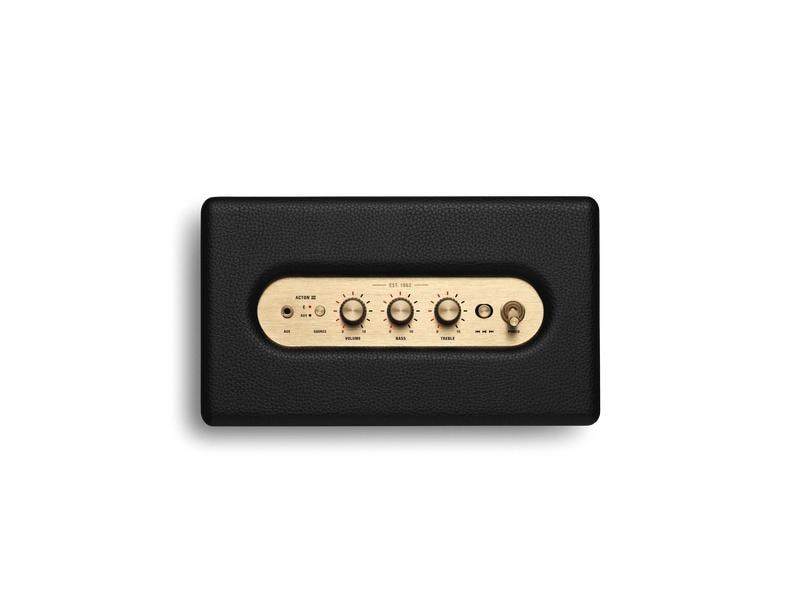 Marshall Bluetooth Speaker Acton III Schwarz Das kleine und doch kraftvolle Arbeitstier