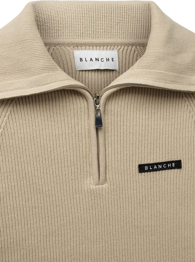 Blanche Carrick-BL Zip Jumper 0907 macadamia