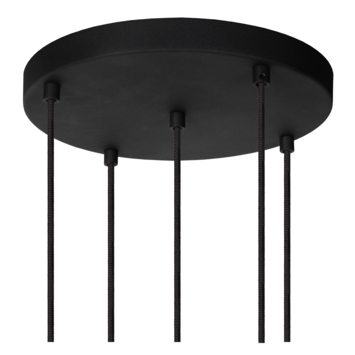 Lucide hanglamp Marius 5x40W zwart