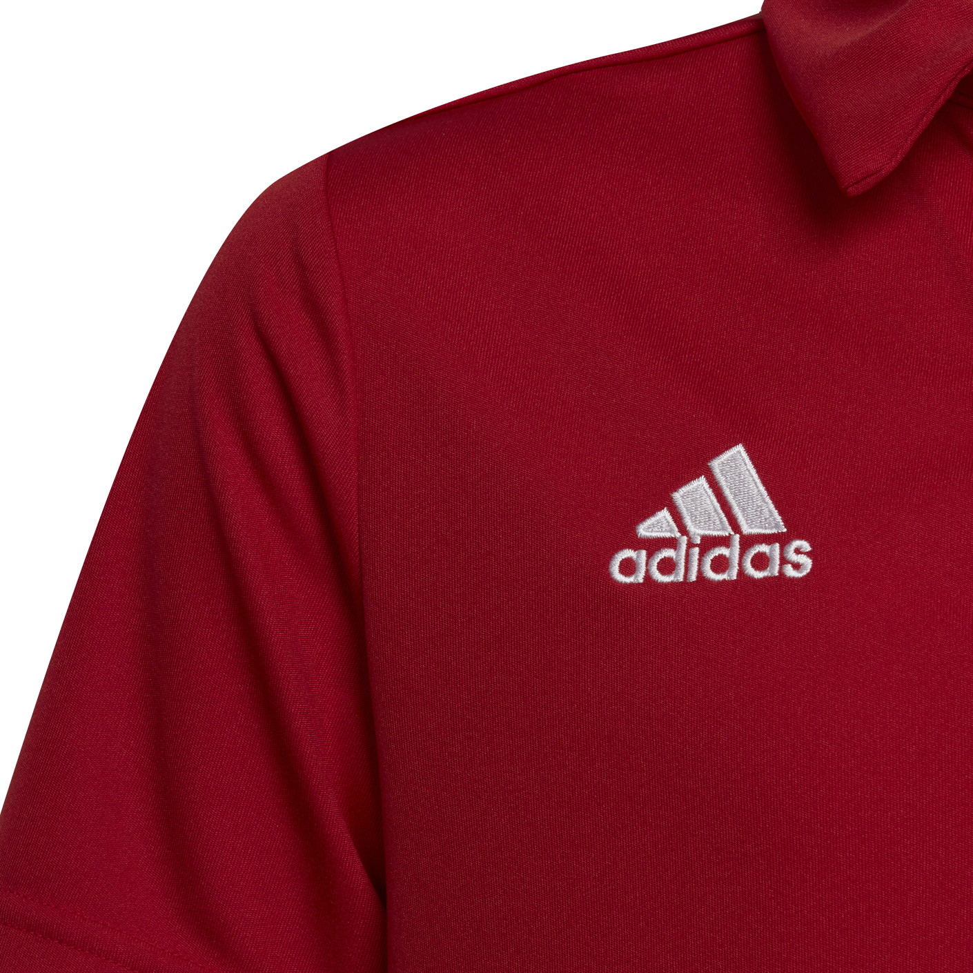 Adidas Entrada 22 Polo Kids Rood Wit