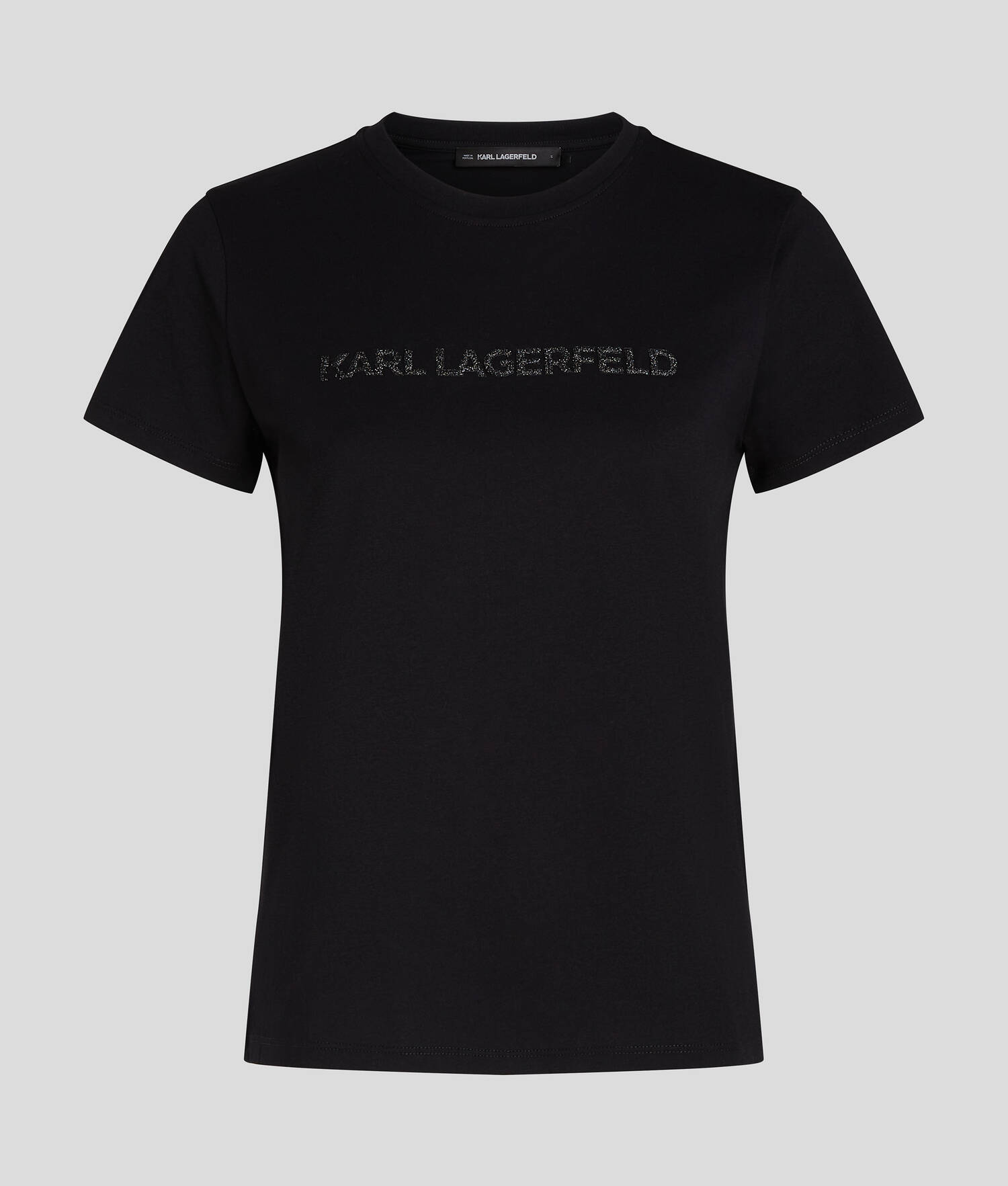 T-SHIRT À LOGO PAILLETTÉ KARL