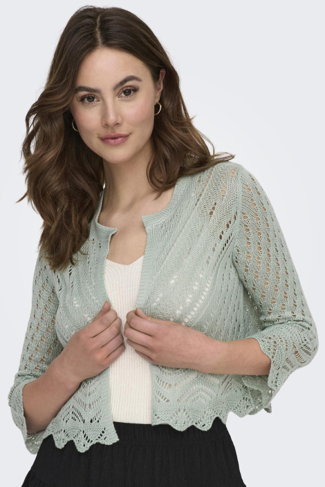 Jacqueline de Yong groene dames vest