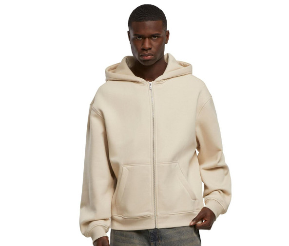 NEW MORNING STUDIOS NM013 - Sweat à capuche zippé ample