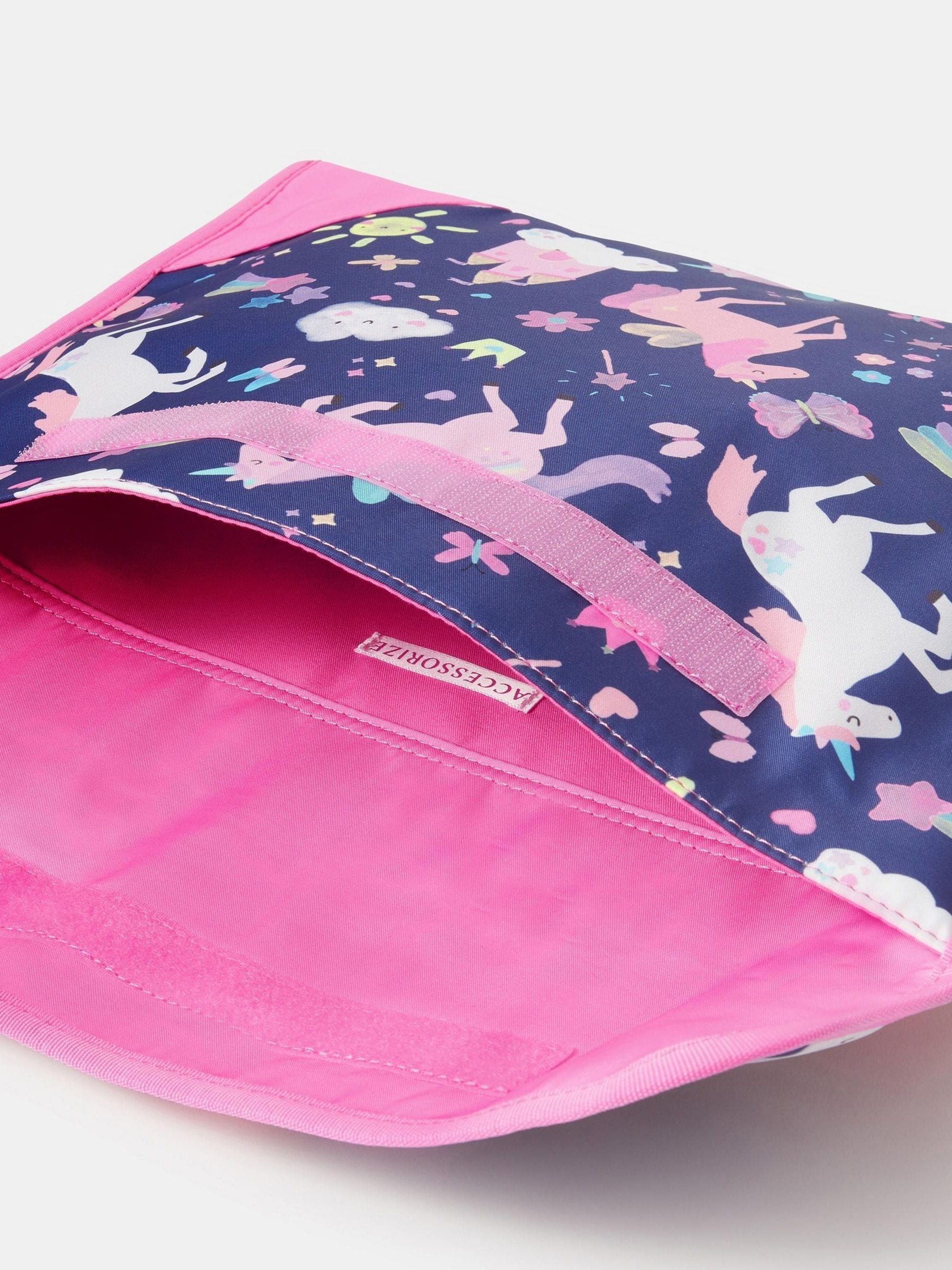 Angels By Accessorize Girls Unicorn Print Book Bag