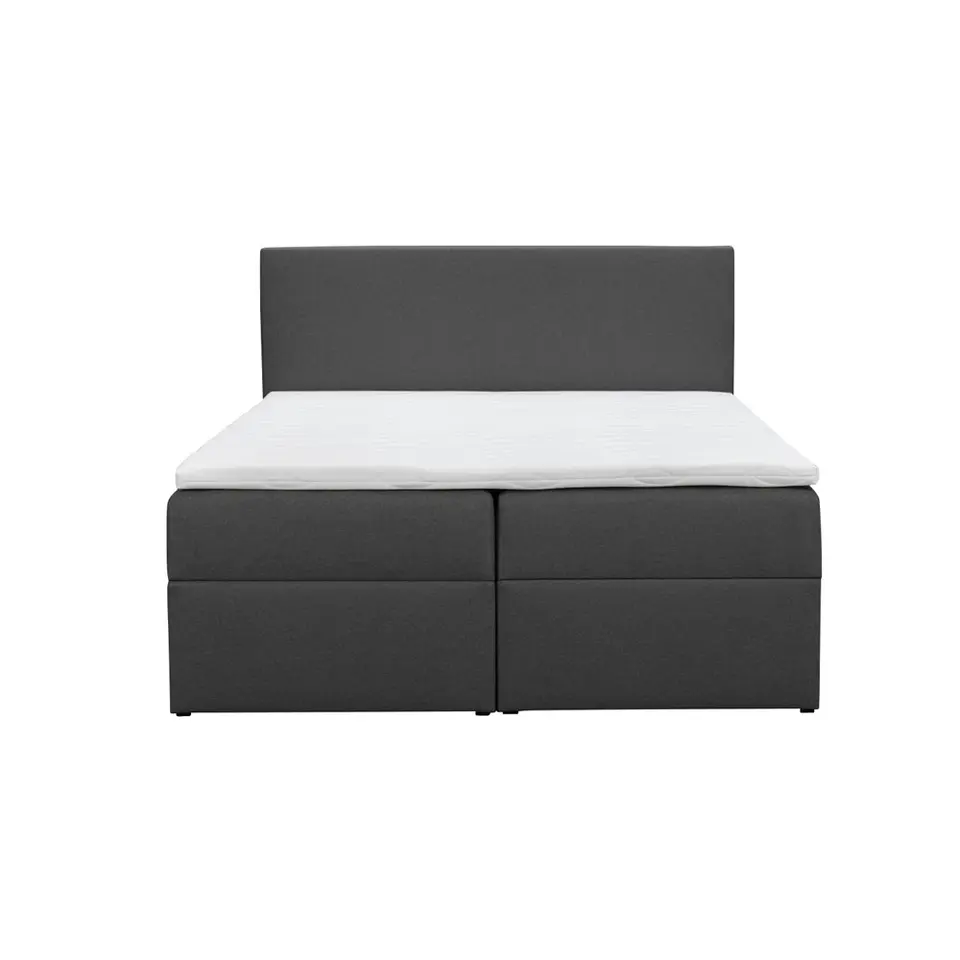 Boxcombinatie met opbergruimte Orebro 6-delig - antraciet - 140x200 cm