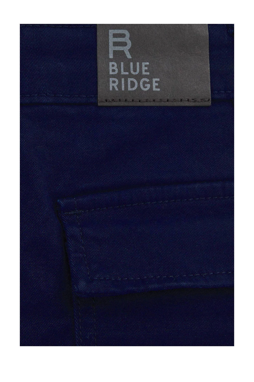 WE Fashion slim fit cargobroek royal navy