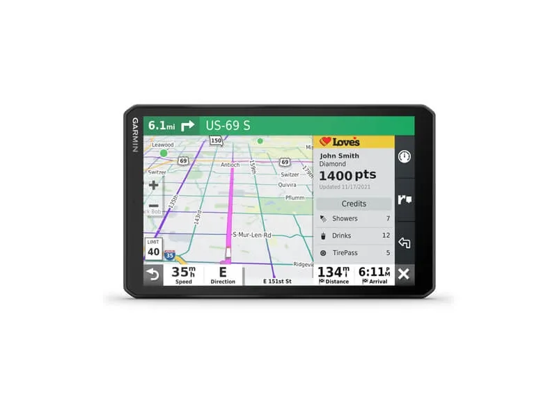 Garmin dezl LGV810 MT-D - GPS navigator - automotiv widescreen