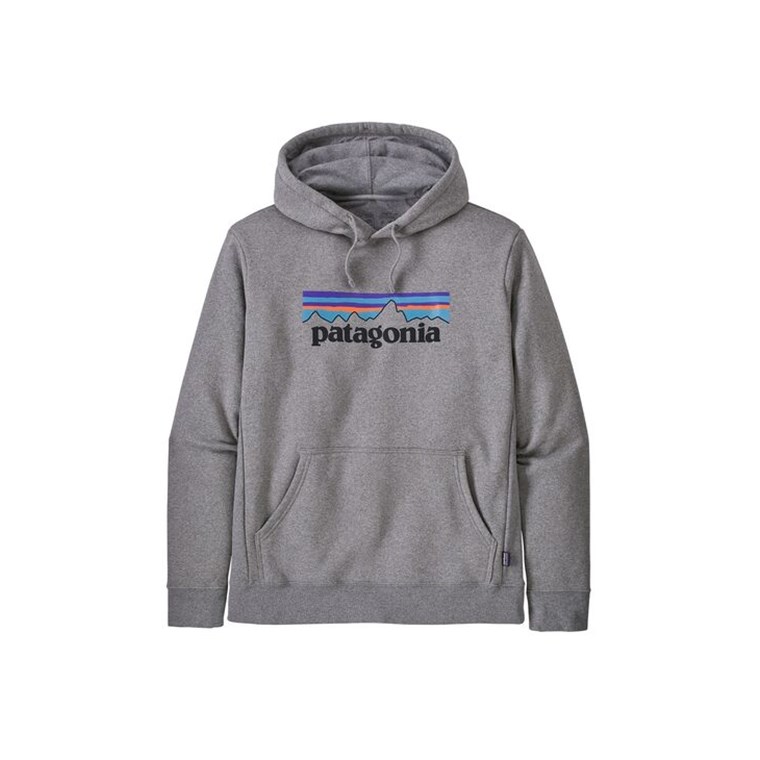 Patagonia P-6 Logo Uprisal Hoody Gravel Heather