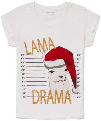 Luca & Lola Topp Lama Drama, Bright White