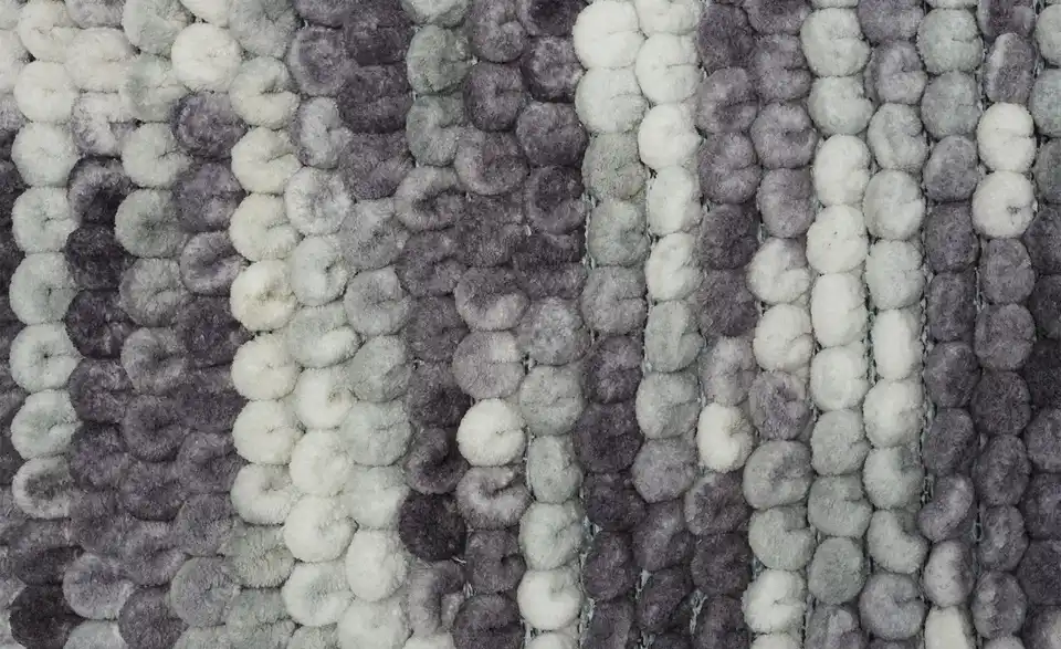 como Badteppich Punto Silbergrau 70x120 cm