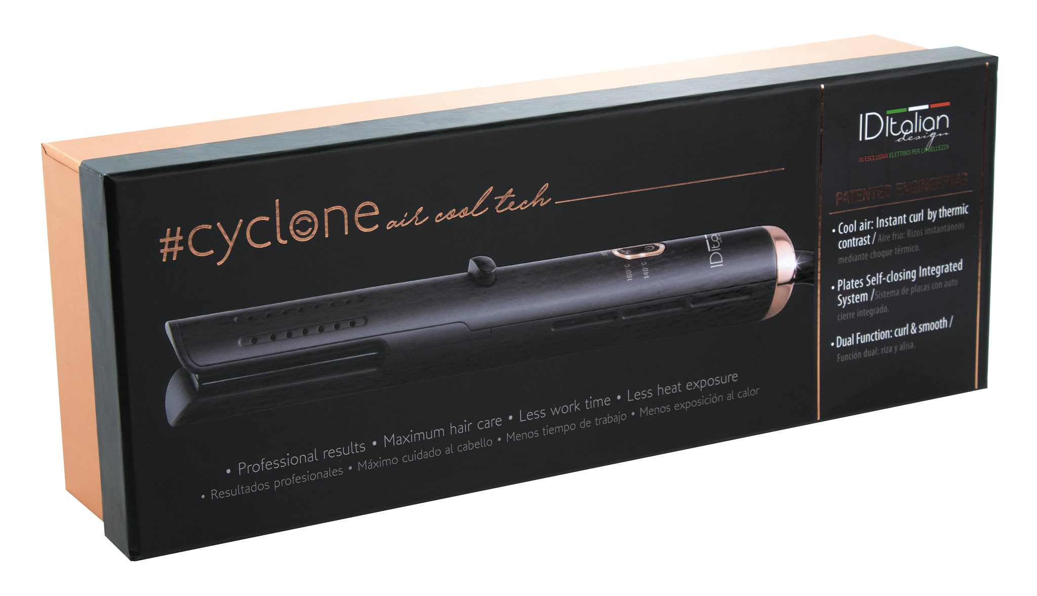 Italian Design Cyclone Sapphire Hair straightener