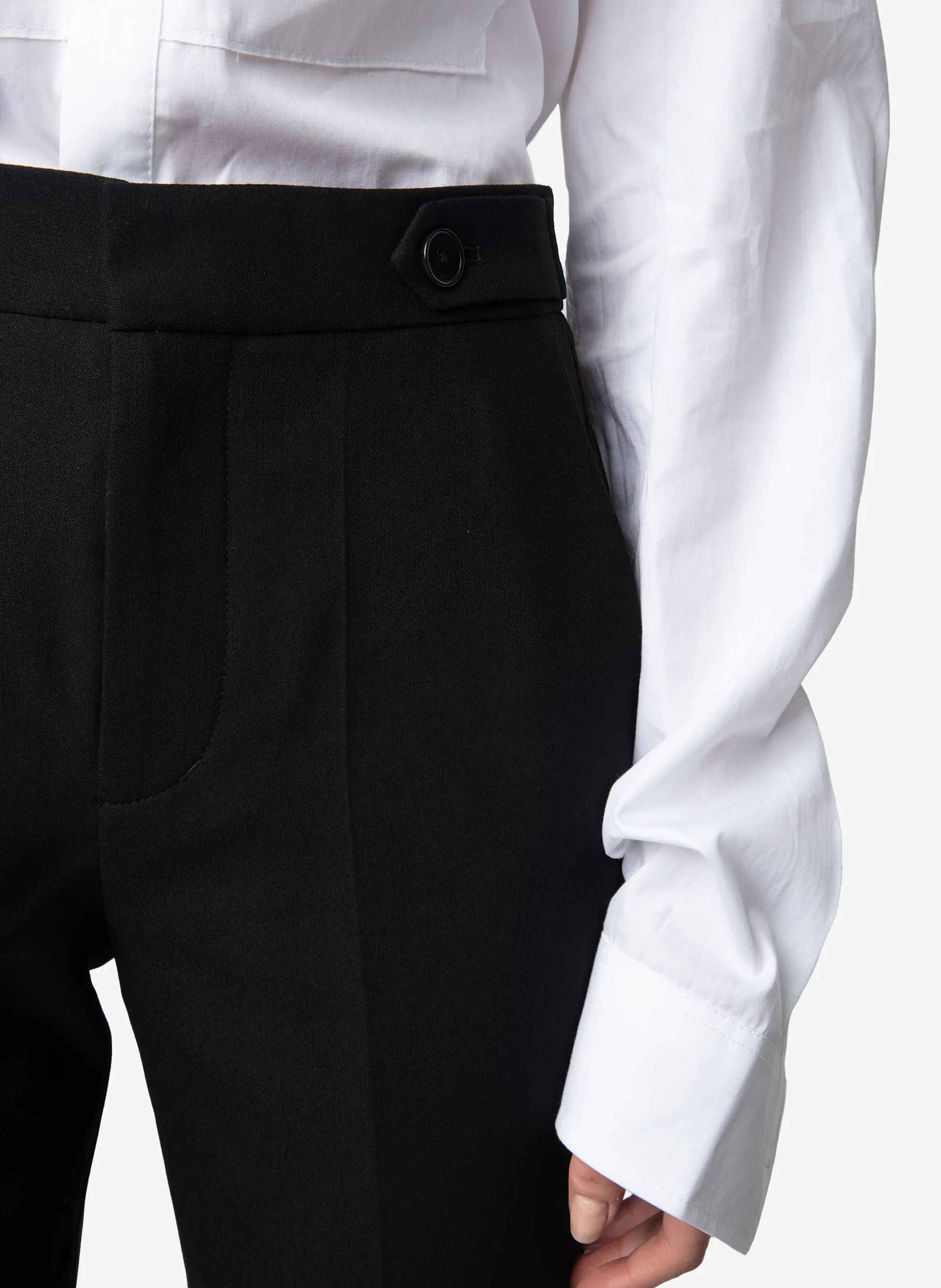 PANNY - Pantalon de costume droit | Noir