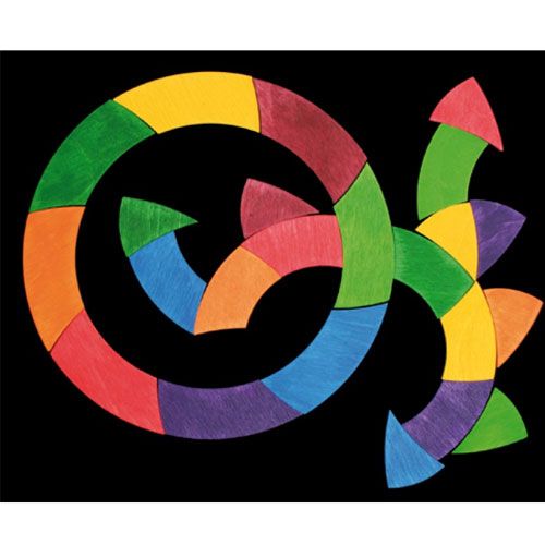 Grimm's magneetpuzzel gekleurde cirkel goethe 91080