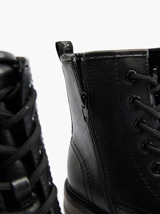 Graceland Schnür-Stiefelette Schwarz
