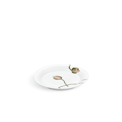 Kähler Hammershøi Poppy Desserttallerken, Hvid, Ø19 cm