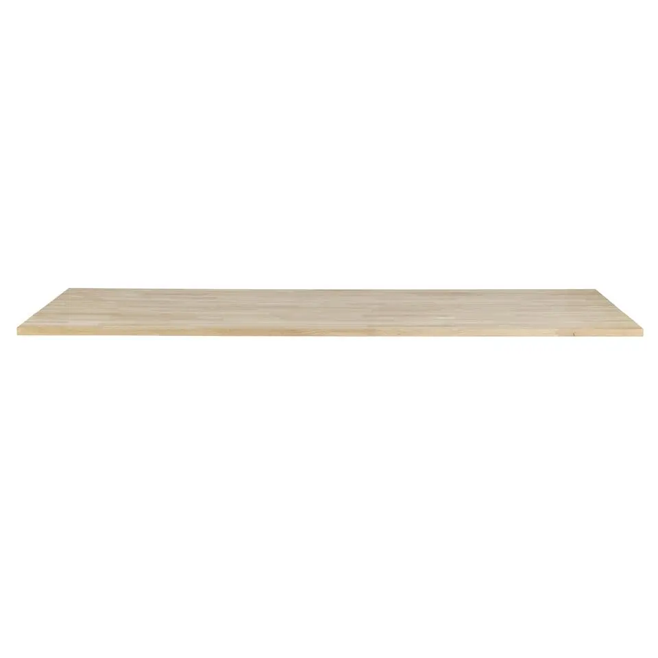 WOOOD Tablo Tafelblad Incl. A-Poot - Onbehandeld - Eiken - 74,4x200x90