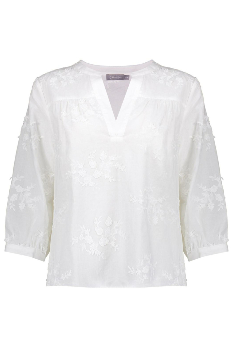 Geisha witte dames blouse