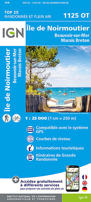 IGN - TOP 25 1125OT ILE DE NOIRMOUTIER IGN