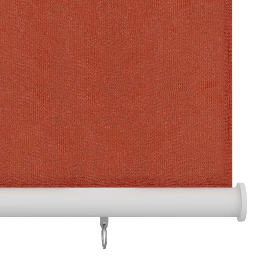 Store roulant d'extérieur 220x140 cm terre cuite pehd