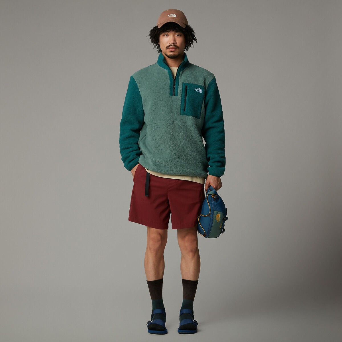 THE NORTH FACE<br>Colete de lã Yumiori com mangas compridas