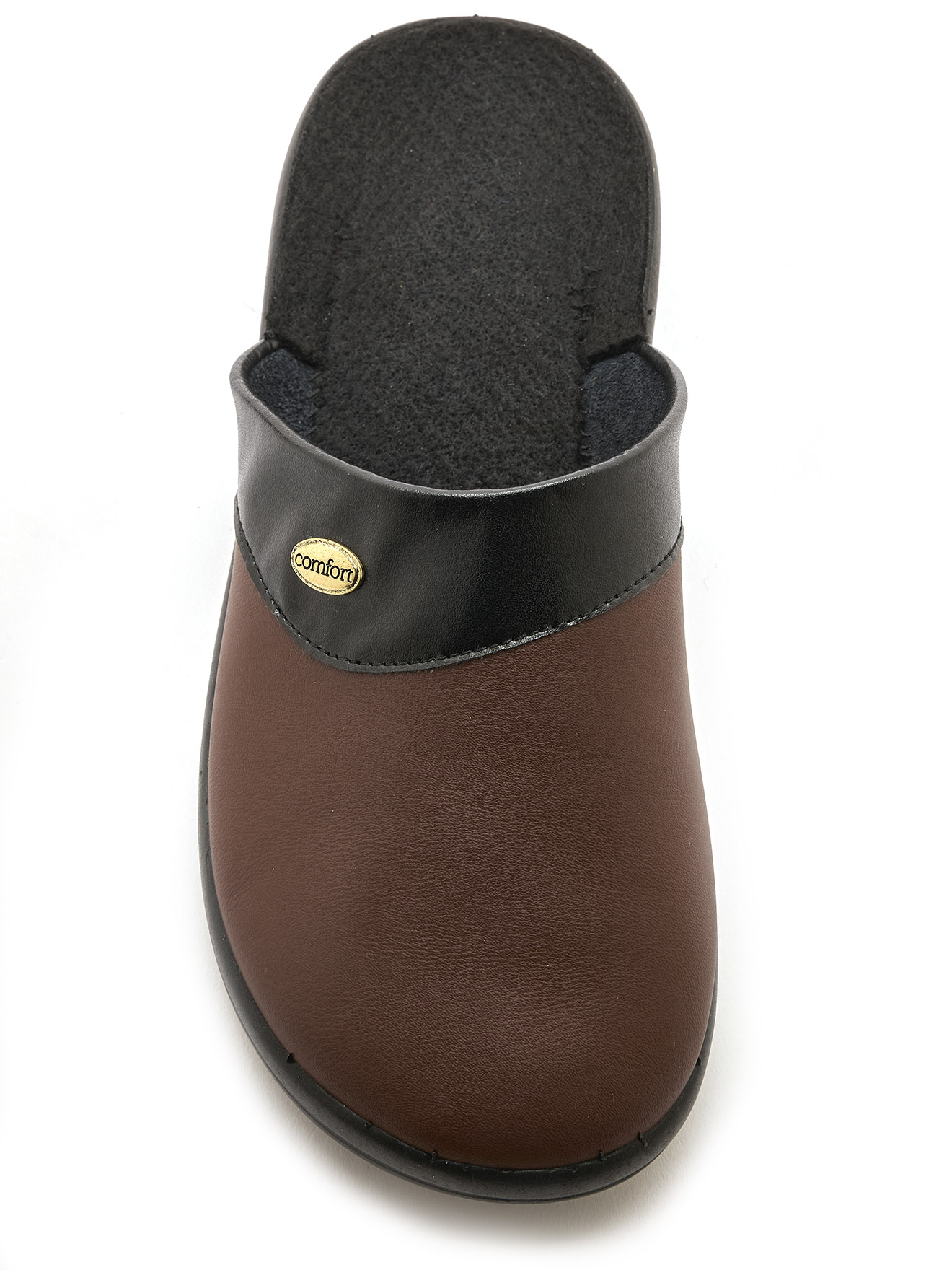 Mules mixtes cuir intérieur éponge