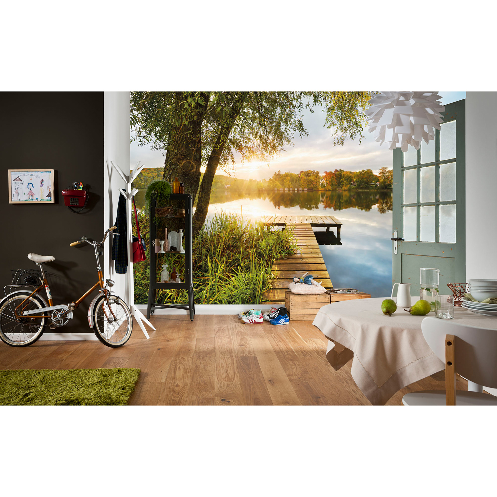 Vlies-Fototapete PICNIC - bunt - 368x248 cm