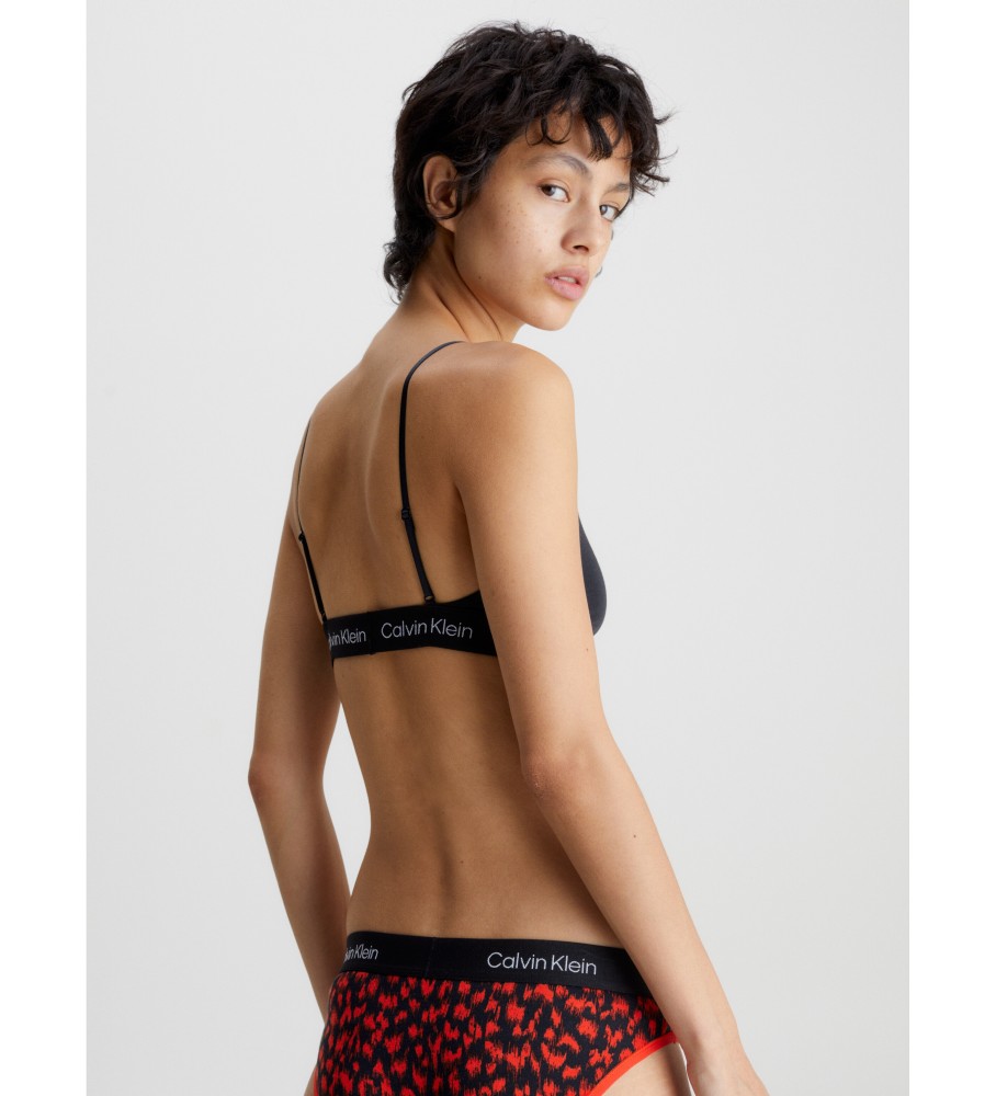 Sutiã Calvin Klein de alças finas CK96 preto