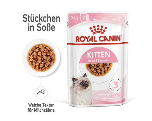 ROYAL CANIN nat kattenvoer in saus voor kittens 85g