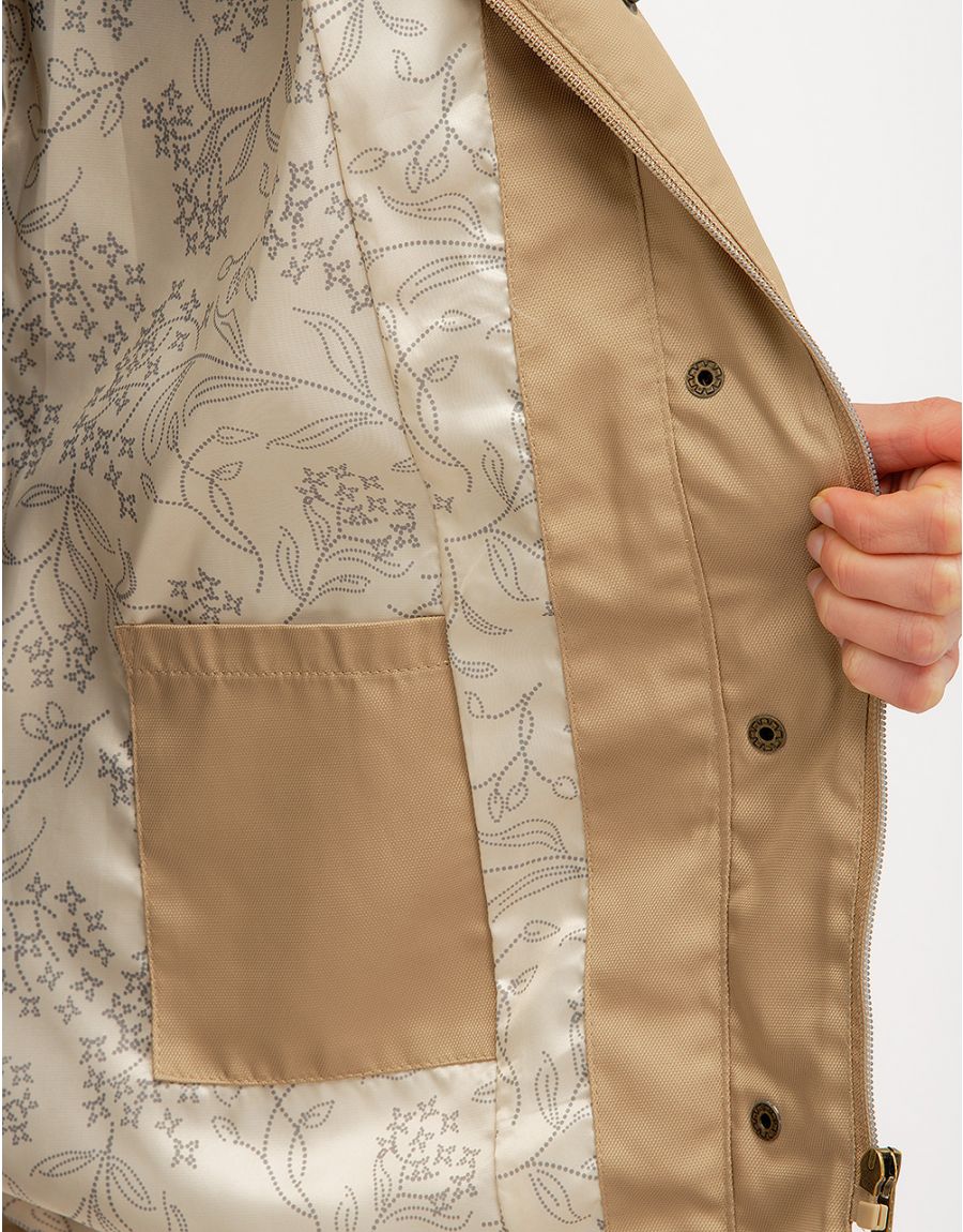 Parka taupe