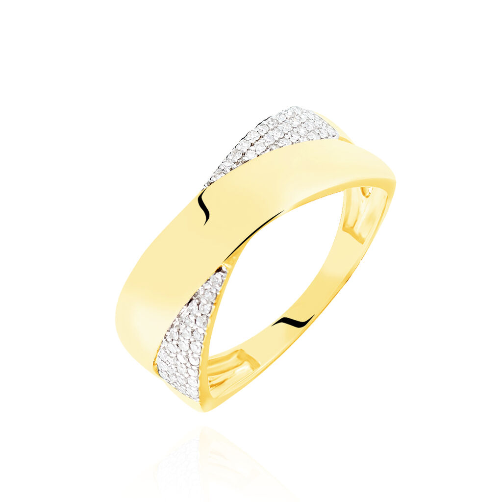 Bague Sakura Or Bicolore Diamant