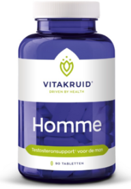 Vitakruid Homme Testosteronsupport Voor De Man 90 90tabletten