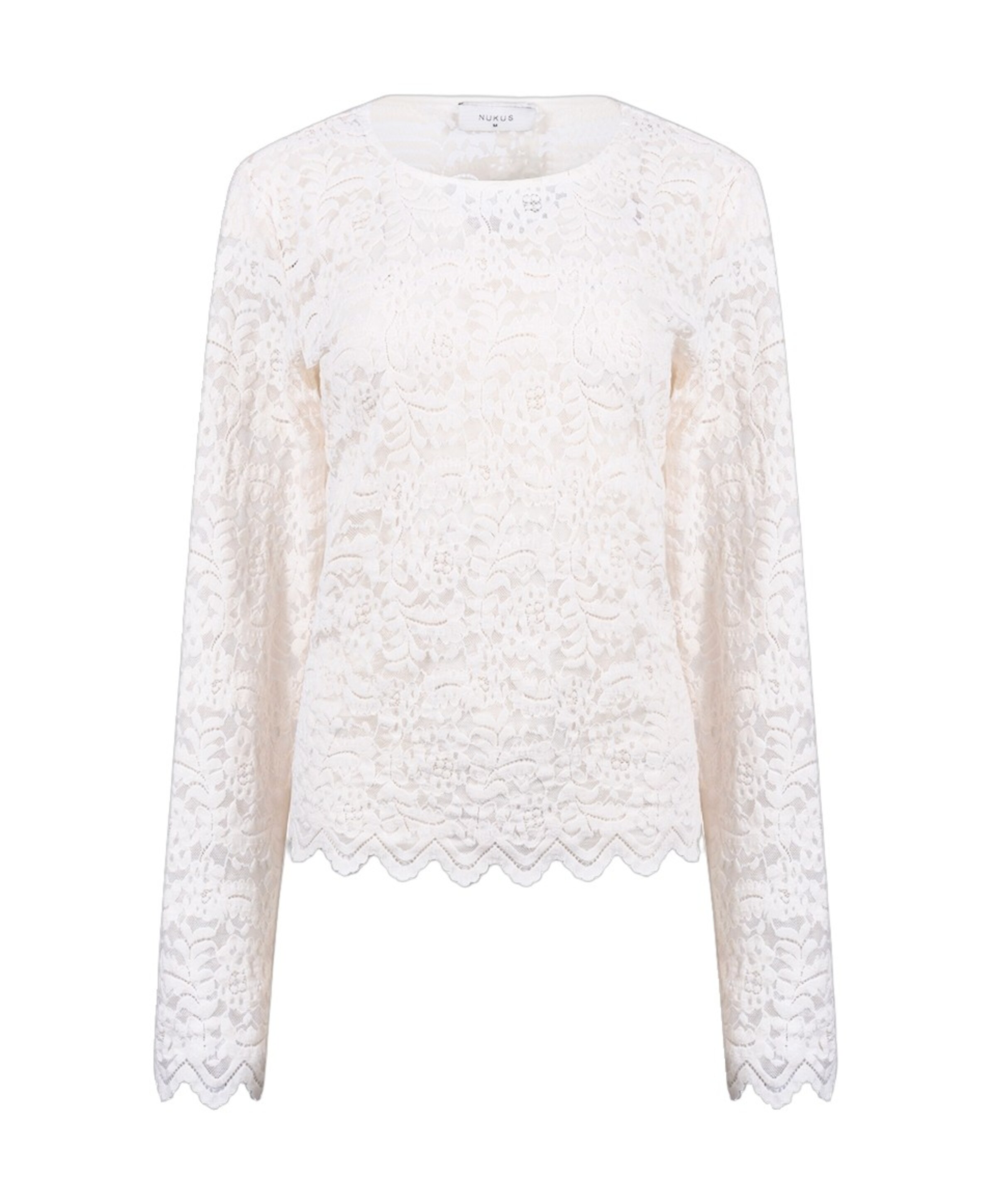 Nukus Dames top ecru