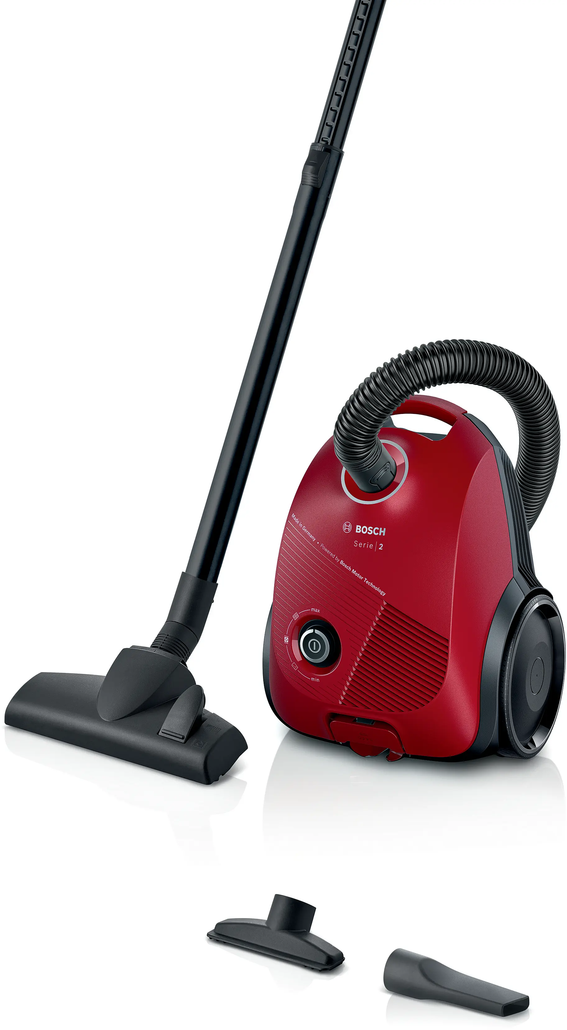 Serie 2 Stofzuiger met zak Rood