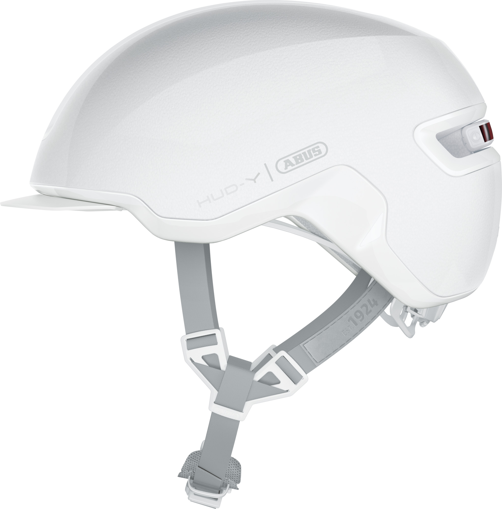 ABUS HUD-Y cykelhjelm LED Puristic