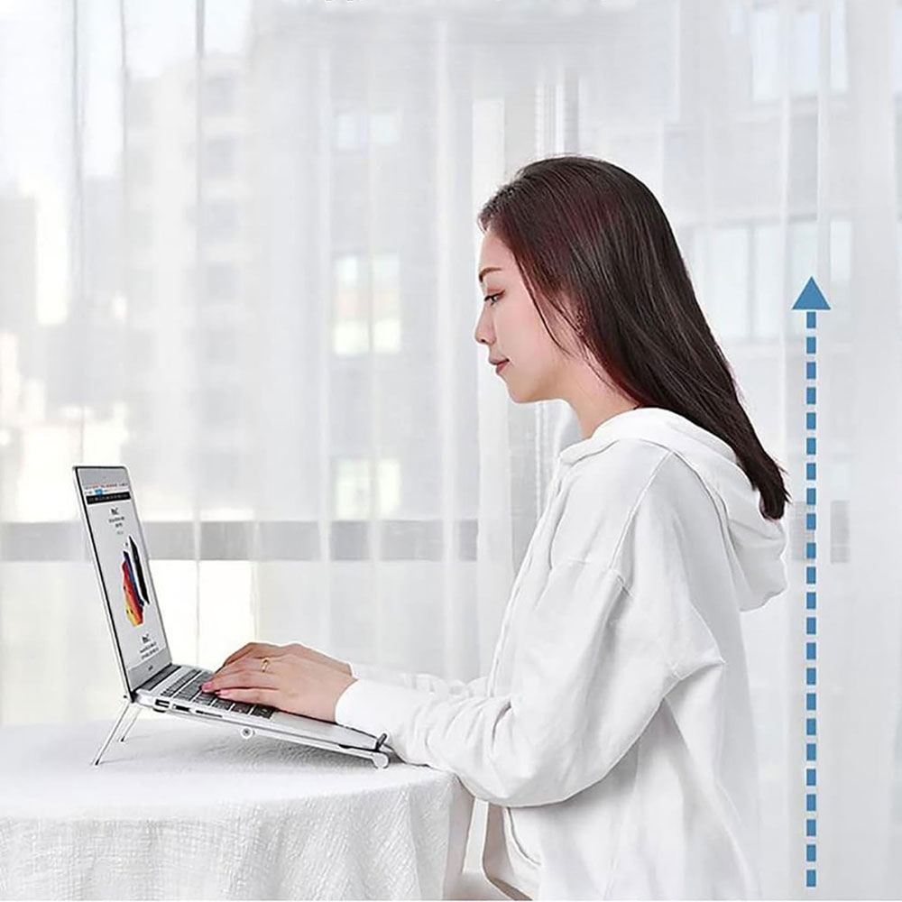 3 in 1 Faltbare Halterung Alu Ständer für Laptop / MacBook / Tablet und Handy (bis 18