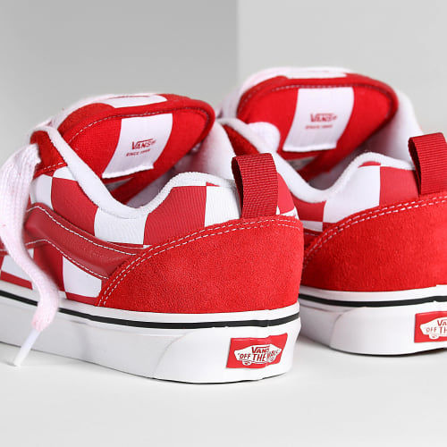 Baskets Knu Skool 9QCRED1 Mega Check Red