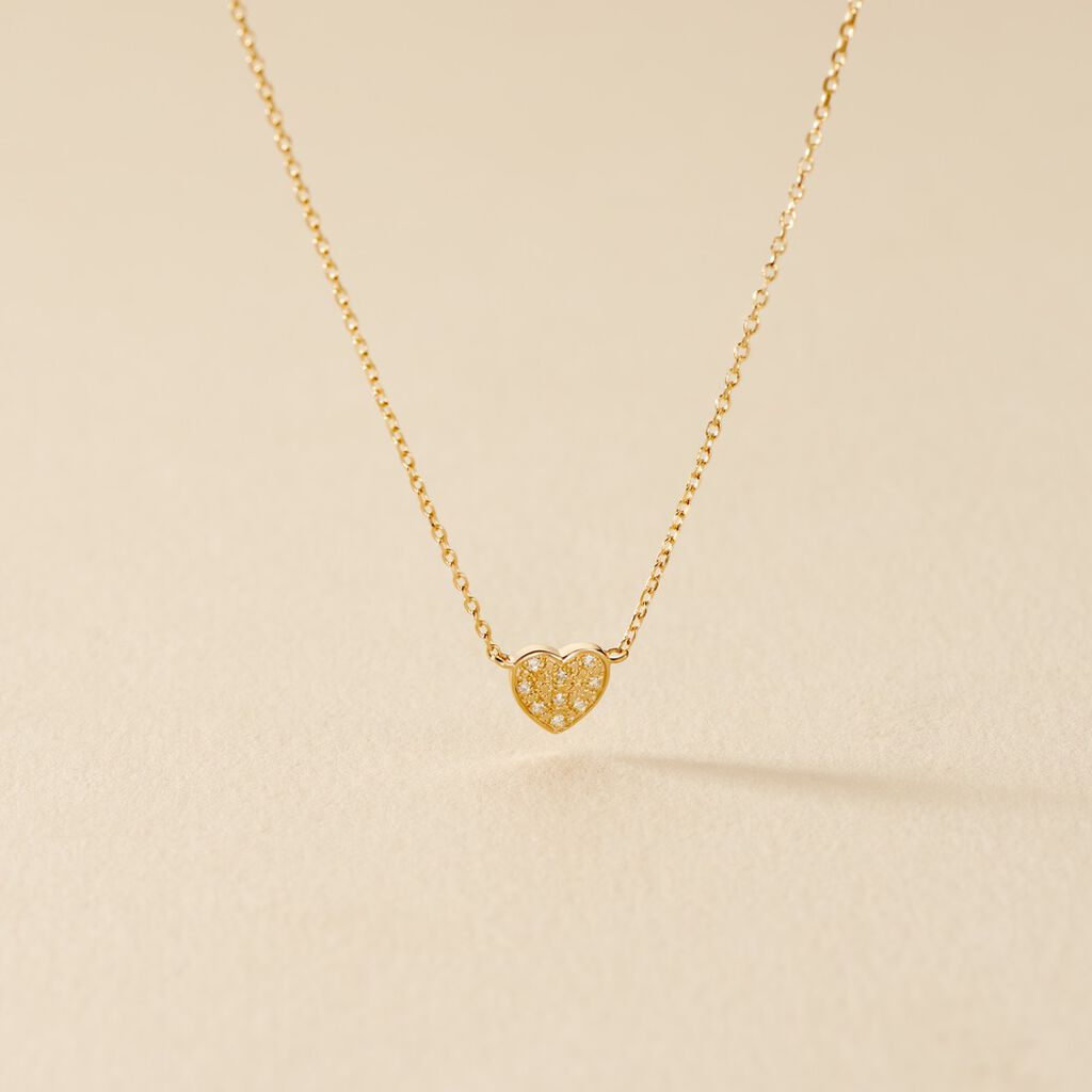 Collier Or Jaune Adorjan Diamants