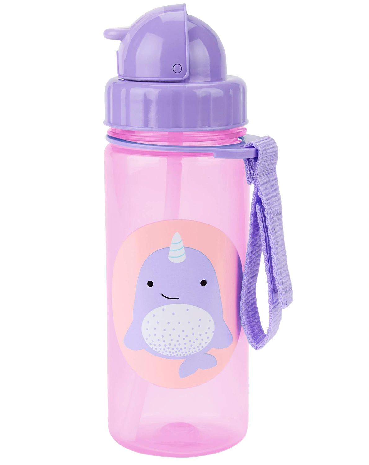 Trinkflasche ZOO -  NARWAL (385ml) in lila