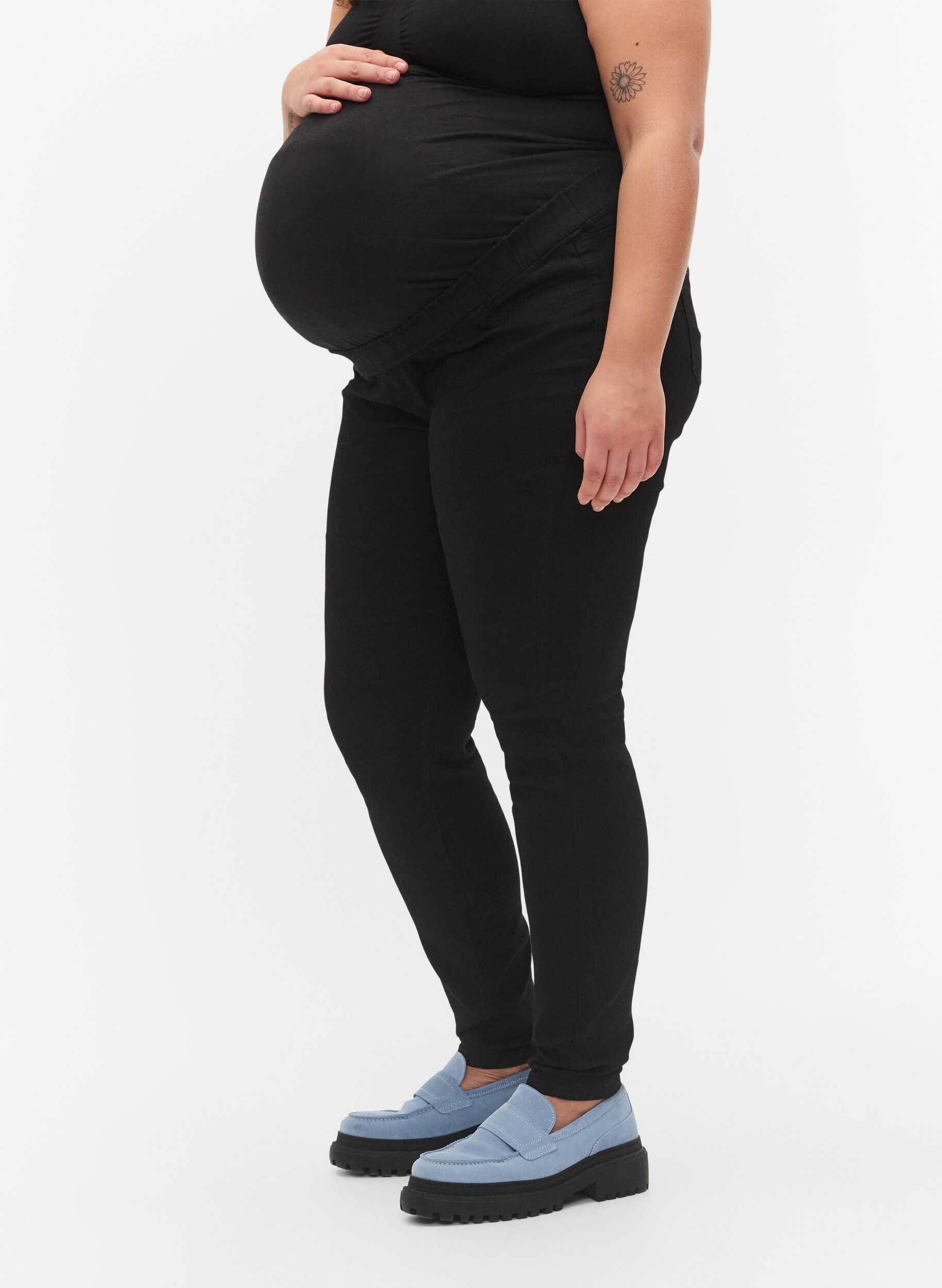 Graviditets jeggings med baglommer