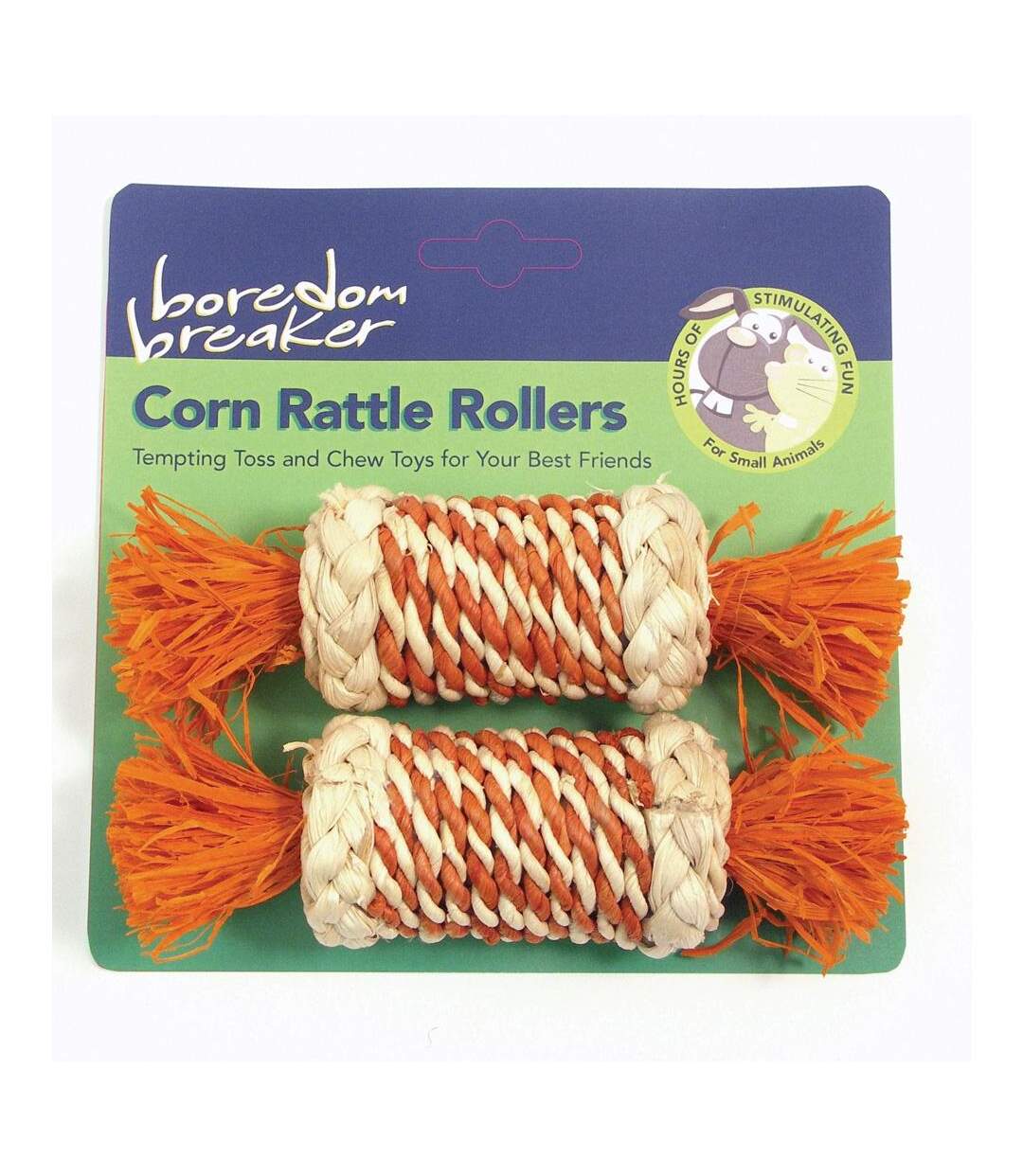Boredom Breaker Hochet à maïs (paquet de 2) (Peut varier) (Taille unique) - UTAR170