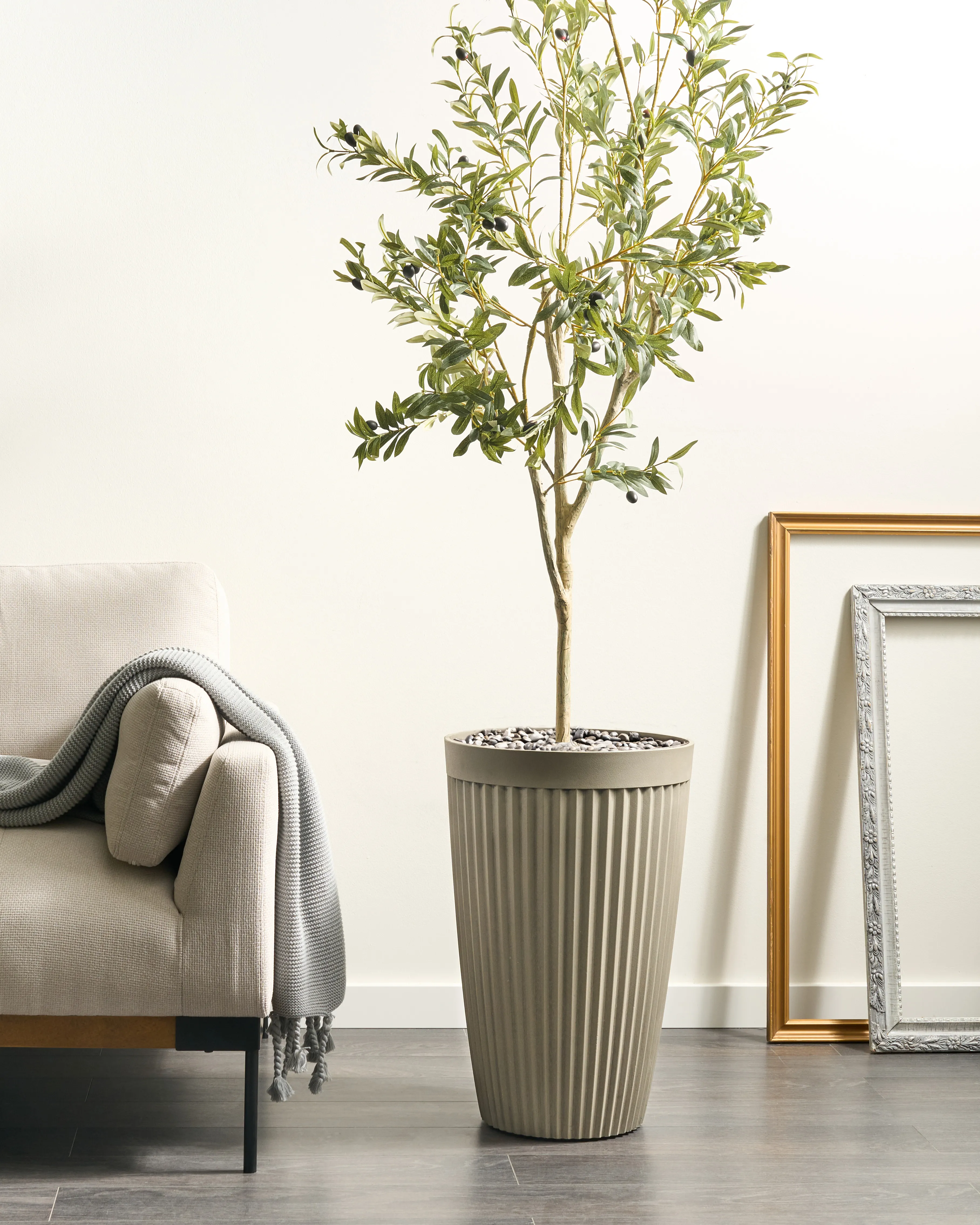 Bloempot KOLA 39 cm Beige